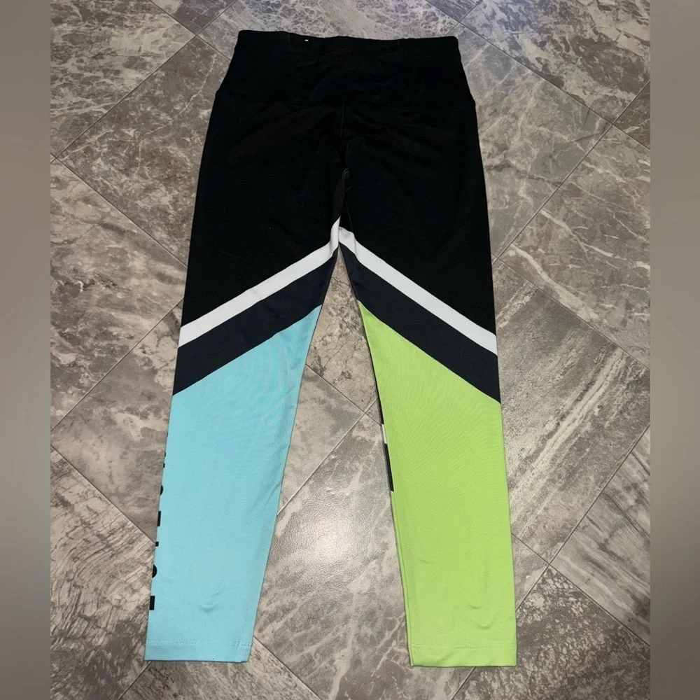Justice Girls Collection X Colorblock Active Leggings Size 10
